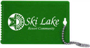 Promotional Ice Scrapers: 3.25 inch Credit Card Ice Scraper Keychain